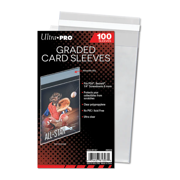 Graded Card Resealable Sleeves (100st)