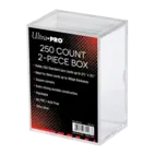 Ultra Pro 2-Piece 250 Count Clear Card Storage Box