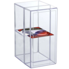 Ultra Pro 2-Piece Clear Two Compartment Card Box