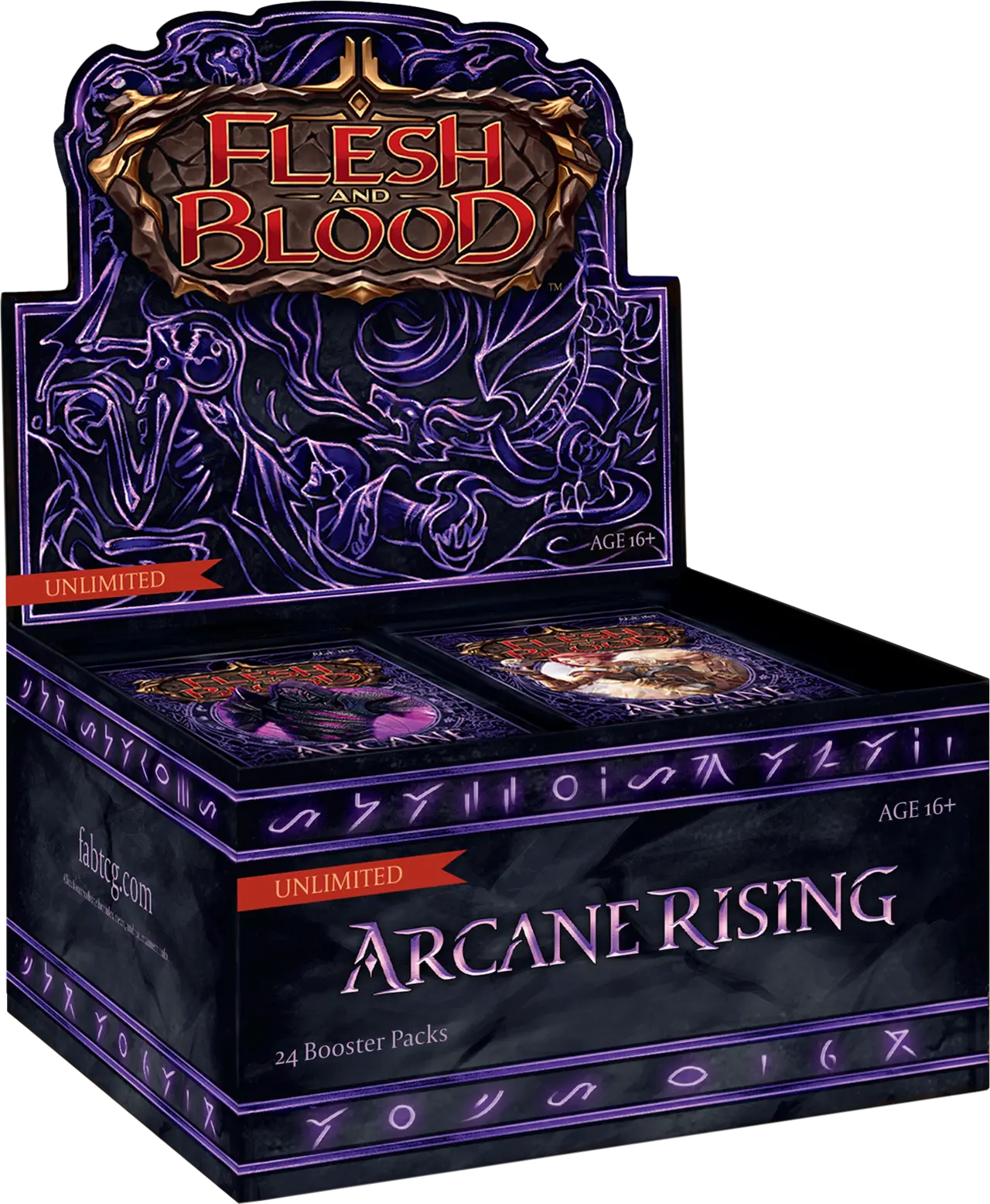 Arcane Rising Unlimited Booster Display