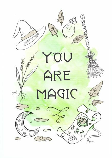 Gratulationskort - You are magic