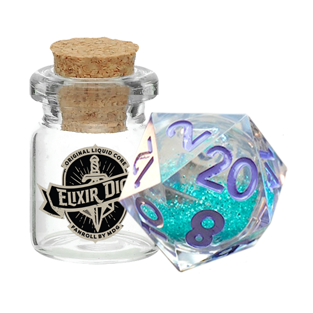 D20 Elixir Liquid Core Dice Disco Vibes