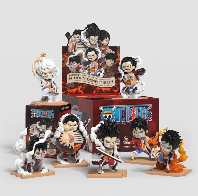 Mighty Jaxx - Freenys Hidden Dissectibles One Piece Series 6 - Luffy’s Gear Edition