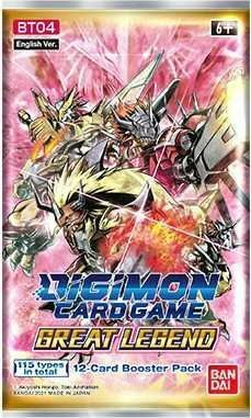 Digimon Card Game - Great Legend Booster  BT04 - EN