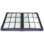 UP - Vivid:  9-Pocket Zippered PRO-Binder - Purple