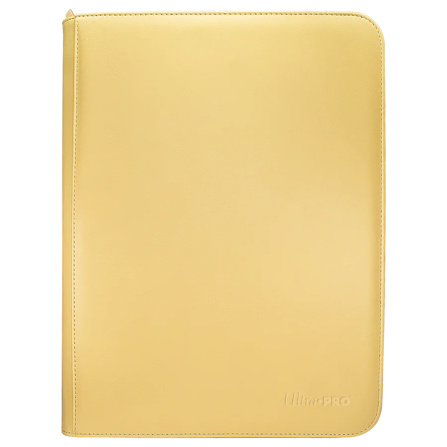 UP - Vivid:  9-Pocket Zippered PRO-Binder - Yellow