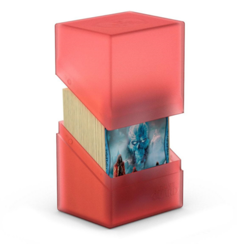 Ultimate Guard Boulder™ Deck Case 80+ Standard Size Ruby