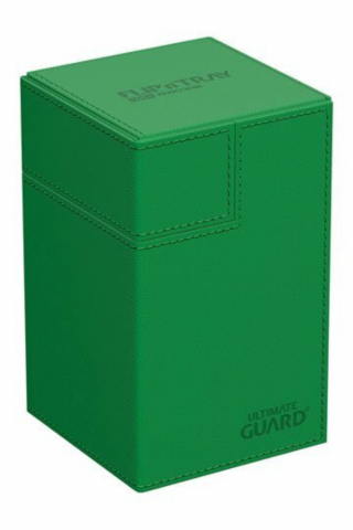 Ultimate Guard Flip`n`Tray 100+ XenoSkin Monocolor Green
