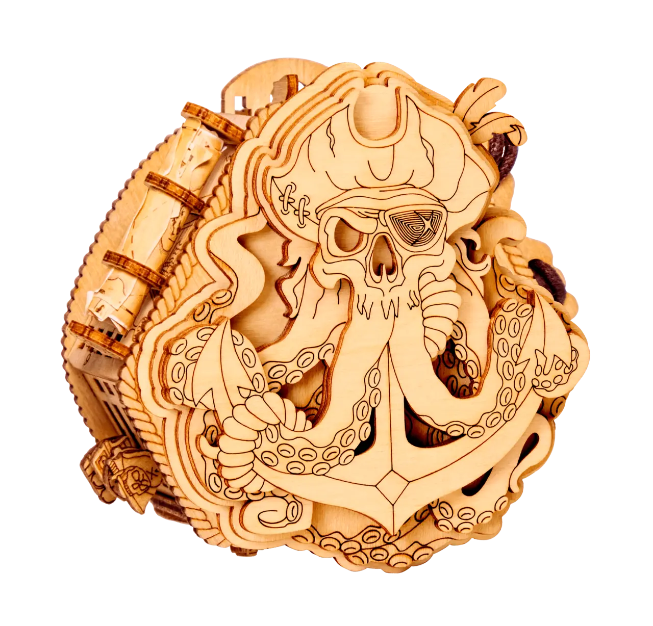 Wooden Escape Puzzle - Blackbeard's Compass