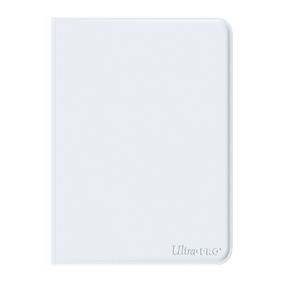 UP - Vivid: 9-Pocket Zippered PRO-Binder - White